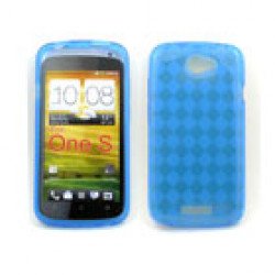 TPU Gel Case for HTC One S (Blue)
